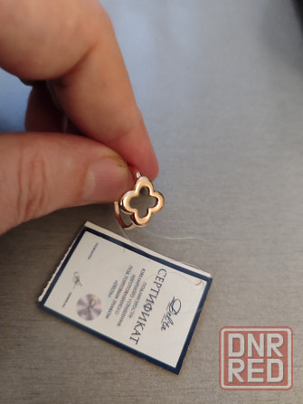 Кольцо золотое Van Cleef Донецк - изображение 3