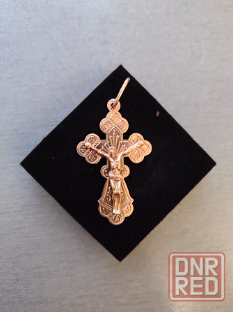 Крест золотой, пр.585 Донецк - изображение 1