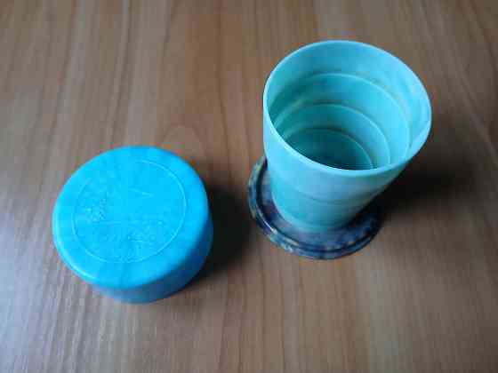 Стакан складной пластмассовый 100мл Трускавец ссср Донецк