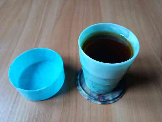 Стакан складной пластмассовый 100мл Трускавец ссср Донецк