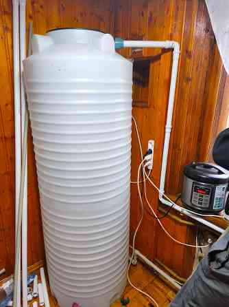 Вода 24/7. Установка бака и насосной станции. Монтаж за 1 день Донецк