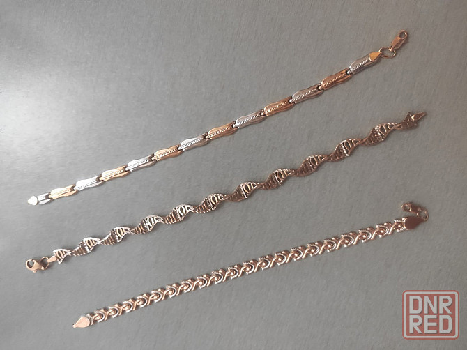 Золотые браслеты, пр. 585 Донецк - изображение 1