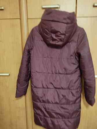 Продам новое зимнее болоневое пальто, внутри флис, утеплённый капюшон, 46 размер Донецк