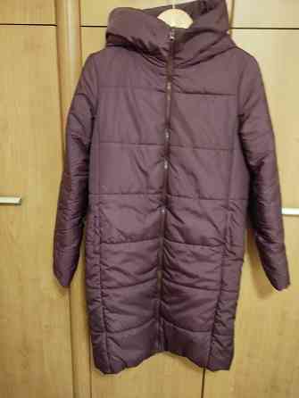 Продам новое зимнее болоневое пальто, внутри флис, утеплённый капюшон, 46 размер Донецк