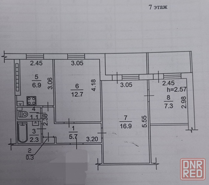 Продается 3 ком. квартира , пр. Ленинский, микрорайон Звёздный Донецк - изображение 12
