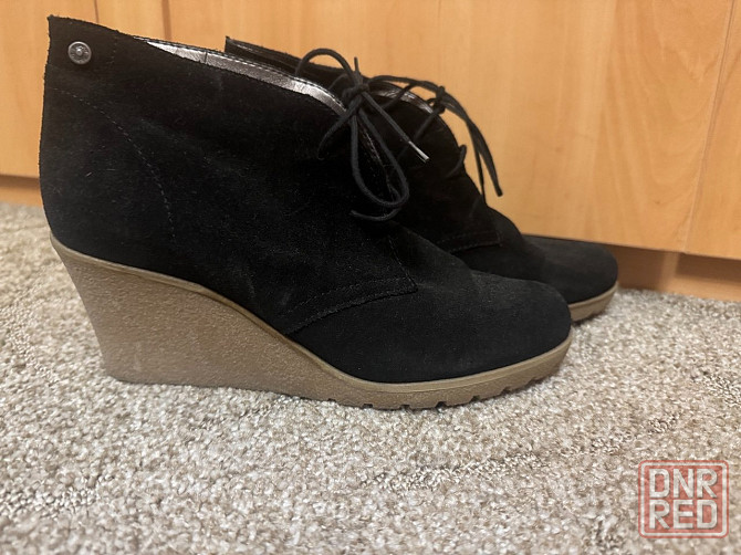 Ботильоны ботинки замша esprit, размер 41-42 Донецк - изображение 1