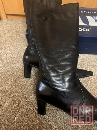 Сапоги демисезонные кожа Gabor, размер 41 Донецк - изображение 2