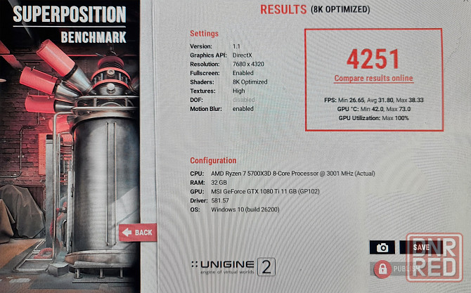 Видеокарта GTX 1080ti MSI Донецк - изображение 3