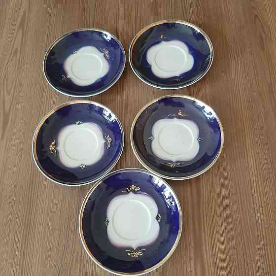 Чайные блюдца ссср дружковский фарфоровый завод Донецк