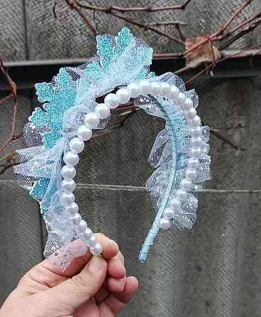 Ободок снежинка Донецк