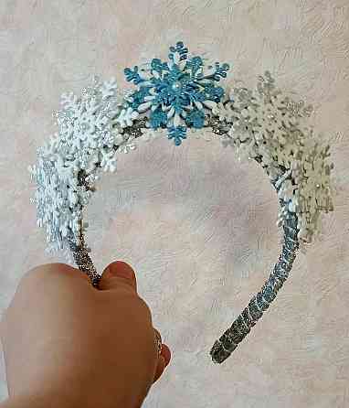 Ободок снежинка Донецк