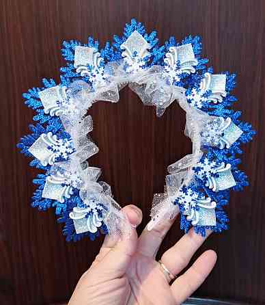 Ободок снежинка Донецк