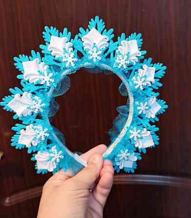 Ободок снежинка Донецк