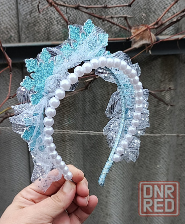 Ободок снежинка Донецк - изображение 4