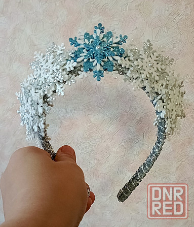 Ободок снежинка Донецк - изображение 3