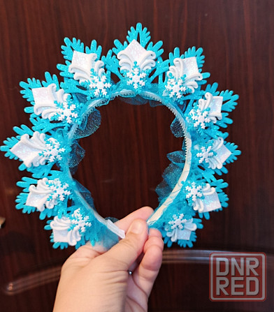 Ободок снежинка Донецк - изображение 2