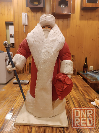 Дед мороз голова из ваты Донецк - изображение 1