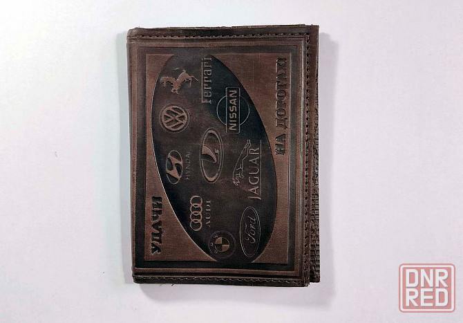 Обложка кожаная для автодокуменов и паспорта (2 в 1) Донецк - изображение 2