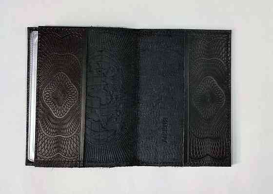 Кожаная обложка 2 в 1 (паспорт + автодокументы) Донецк