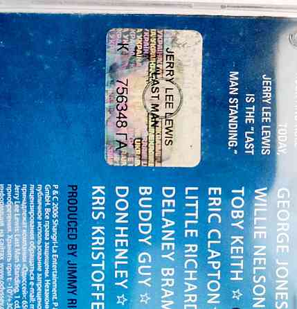 CD Jerry Lee Lewis "Last Man Standing" Донецк