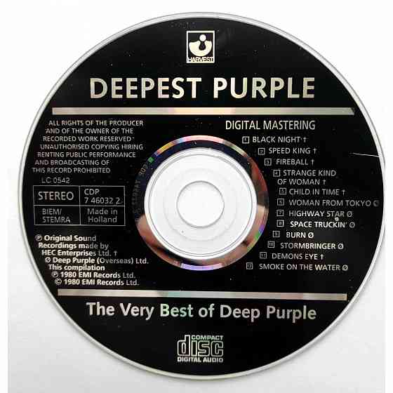 CD The Very Best of Deep Purple - Deep Purple. Made in Holland / EMI Донецк