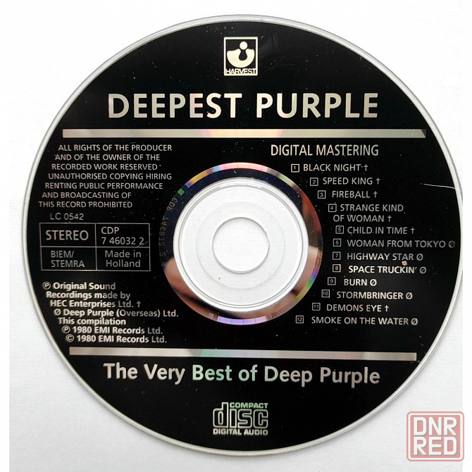 CD The Very Best of Deep Purple - Deep Purple. Made in Holland / EMI Донецк - изображение 6