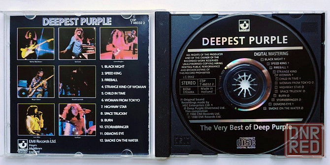 CD The Very Best of Deep Purple - Deep Purple. Made in Holland / EMI Донецк - изображение 3