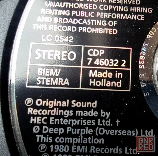 CD The Very Best of Deep Purple - Deep Purple. Made in Holland / EMI Донецк - изображение 4