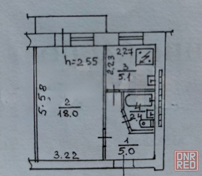 Продам 1ком Раздольная 23, Пролетарский район Донецк - изображение 8