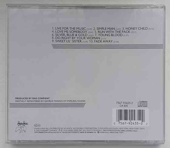 Bad Company (1975) Run With The Pack - CD, фирменный (Germany) Макеевка