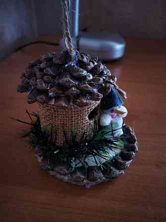 Елочная игрушка "Снеговик ". Ручная работа. Стаханов