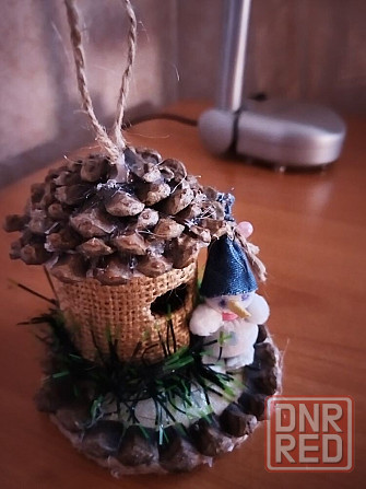 Елочная игрушка "Снеговик ". Ручная работа. Стаханов - изображение 3