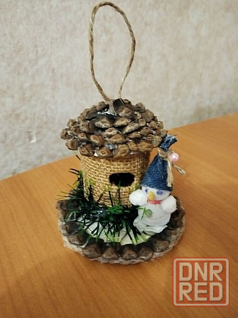 Елочная игрушка "Снеговик ". Ручная работа. Стаханов - изображение 1