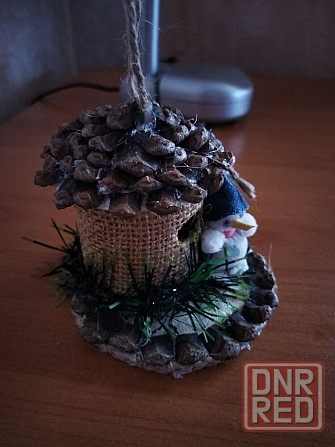 Елочная игрушка "Снеговик ". Ручная работа. Стаханов - изображение 2