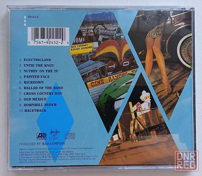 Bad Company (1982) Rough Diamonds - CD, фирменный (USA) Макеевка - изображение 2