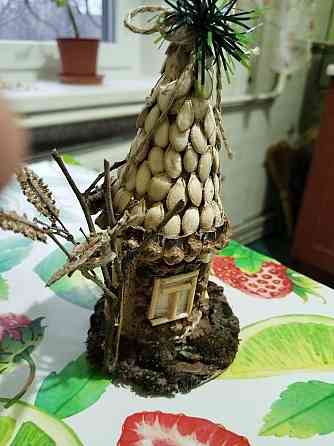 Декоративная игрушка "избушка". ручная работа. Стаханов