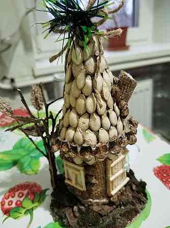 Декоративная игрушка "избушка". ручная работа. Стаханов