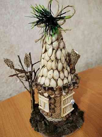 Декоративная игрушка "избушка". ручная работа. Стаханов