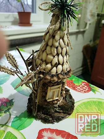 Декоративная игрушка "избушка". ручная работа. Стаханов - изображение 3