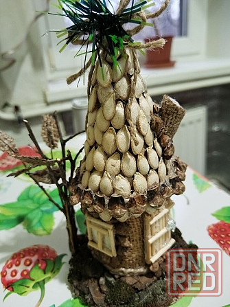 Декоративная игрушка "избушка". ручная работа. Стаханов - изображение 1