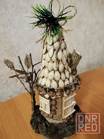 Декоративная игрушка "избушка". ручная работа. Стаханов - изображение 5