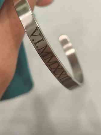 Браслет из нержавеющей стали с индивидуальной гравировкой Макеевка