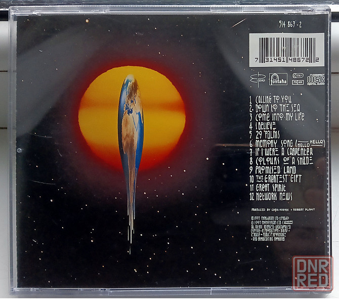 Robert Plant (1993) Fate Of Nations - CD, фирменный (France) Макеевка - изображение 2