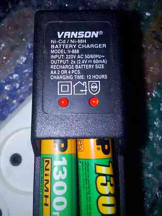 Зарядное устройство для аккумуляторных батареек аа (3 шт.) Донецк