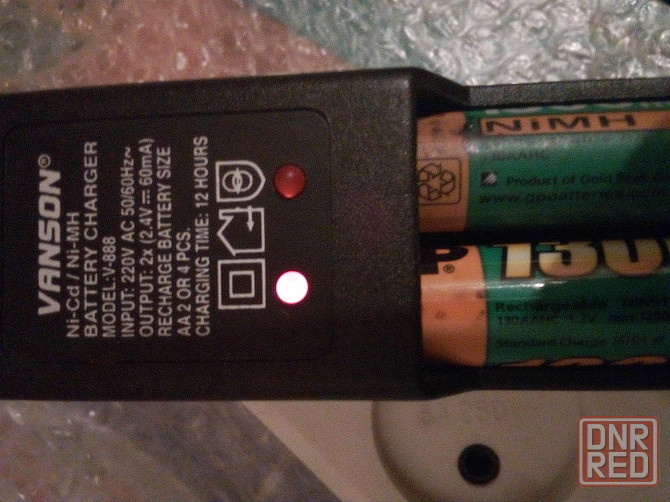 Зарядное устройство для аккумуляторных батареек аа (3 шт.) Донецк - изображение 3