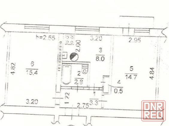 2к. квартира. Шахтостроителей д. 2 Донецк - изображение 1