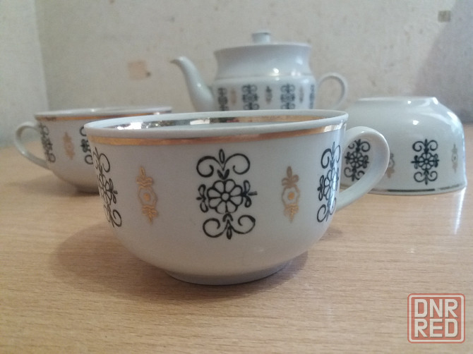 Сервиз чайный чашки чайник ссср Донецк - изображение 7