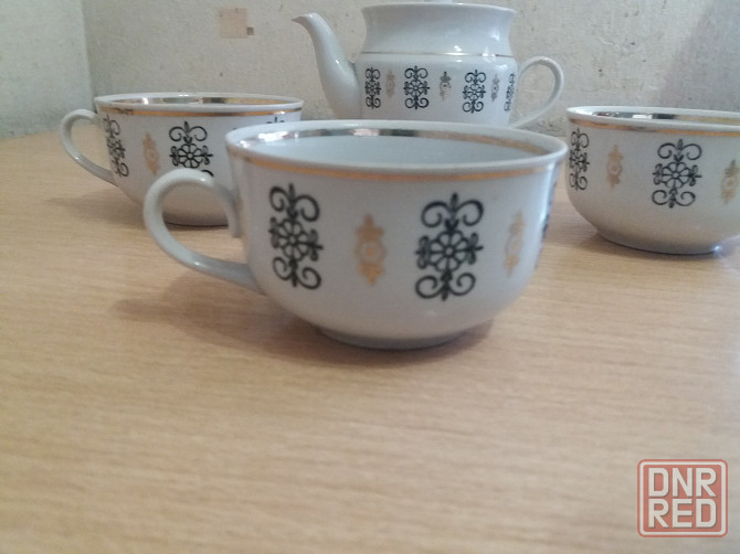 Сервиз чайный чашки чайник ссср Донецк - изображение 6