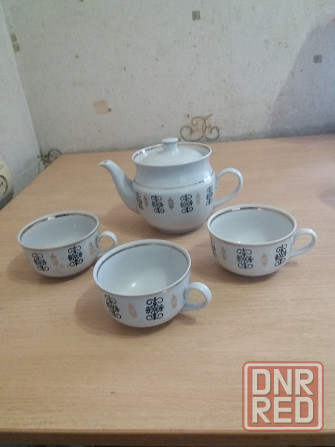Сервиз чайный чашки чайник ссср Донецк - изображение 1