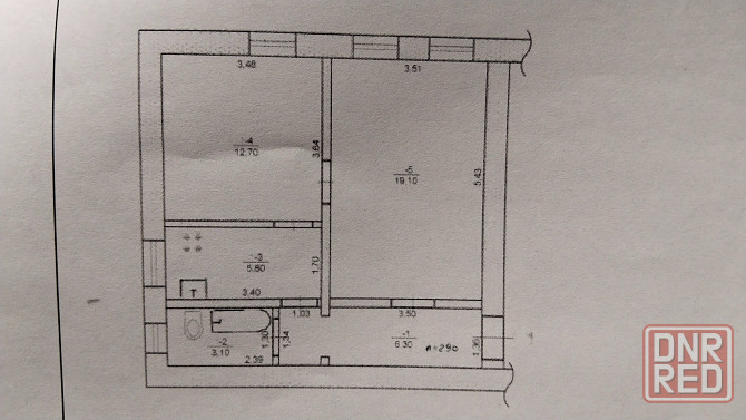 2-к. квартира, 47 м², 1/2 эт. пгт. Новый Свет Старобешево - изображение 1